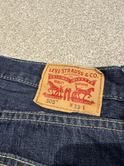 Levi Strauss & Co 505 Denim Shorts W33