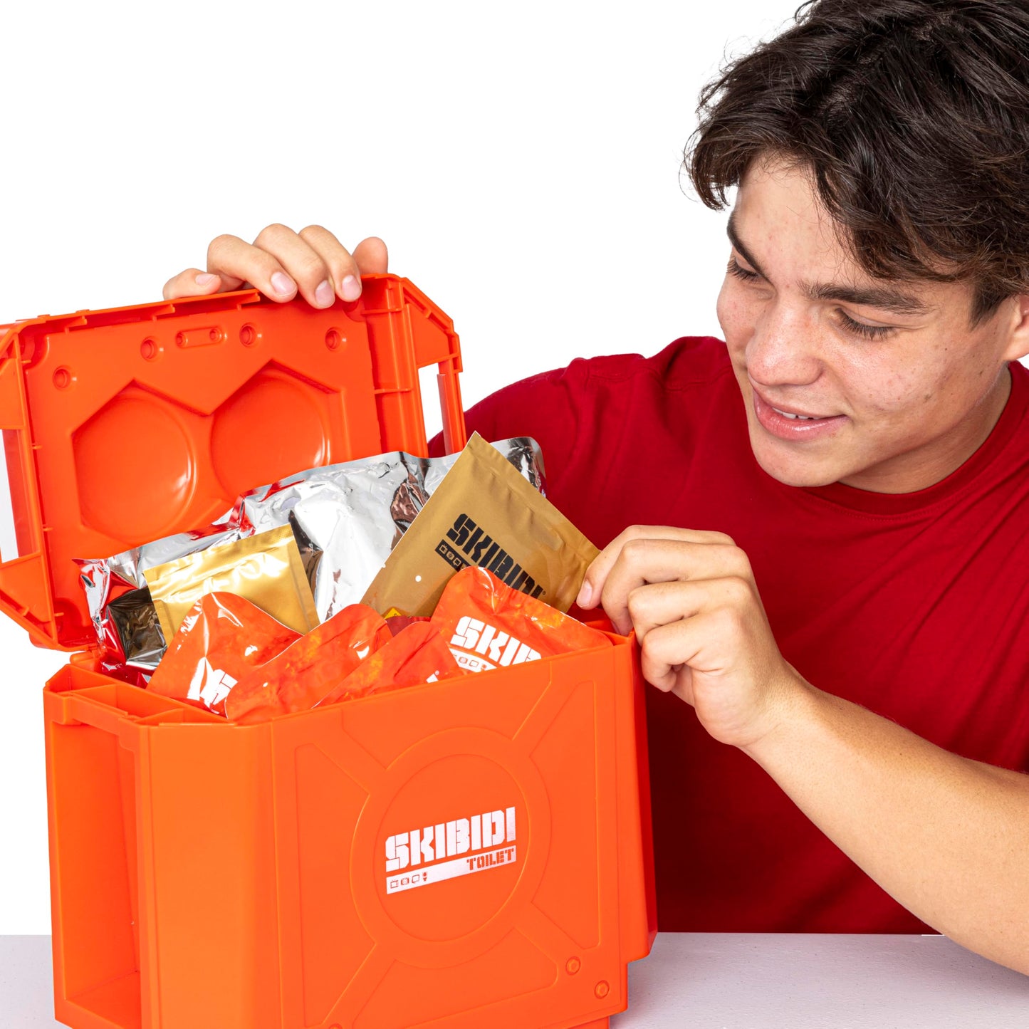 SKIBIDI Toilet Giant Mystery Loot Box, with 20 Mystery Surprises, YouTube Animation Sensation, Exclusive Mystery Figures, Officially Licensed Toilet Merch