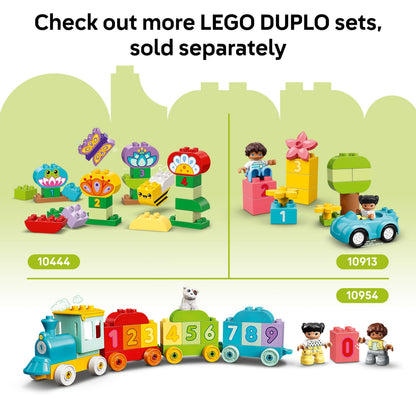 LEGO DUPLO My First Balancing & Stacking Tree - Toddler Learning Toy for 1+ Year Old Girls & Boys - Fine Motor Skills Building Set with 2 Bird Figures - 10440