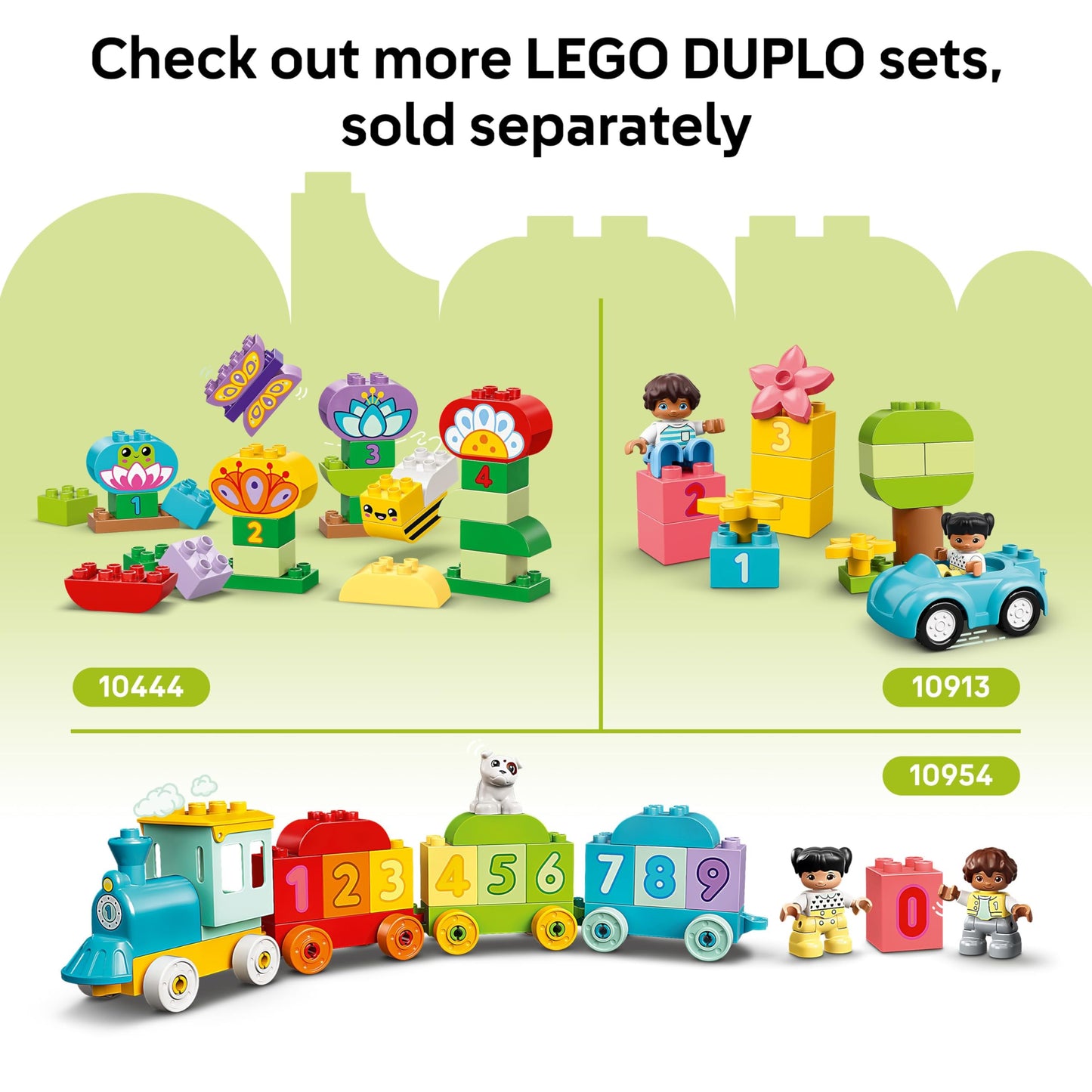 LEGO DUPLO My First Balancing & Stacking Tree - Toddler Learning Toy for 1+ Year Old Girls & Boys - Fine Motor Skills Building Set with 2 Bird Figures - 10440