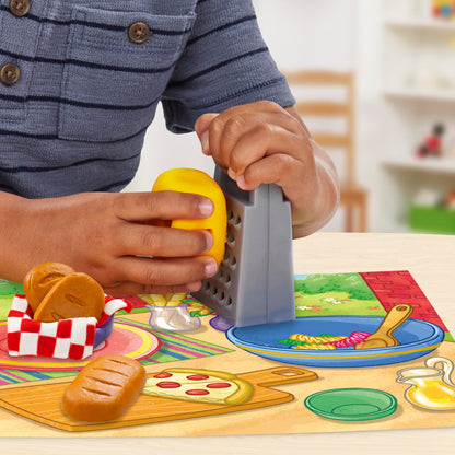 Play-Doh Pasta Dinner Playset, Kitchen Toy with 35+ Accessories, Ages 3+, Includes Pasta Maker, Play Mat & 10 Colors of Play-Doh