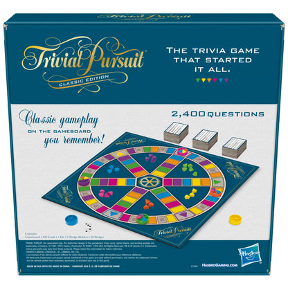 Hasbro Trivial Pursuit Classic Edition coloured wedge tokens in six player colours