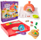 Kinetic Sand, SquishPizza Rising Pizza Playset with 452g Play Sand and 5 Tools, Kids’ Toys for Girls and Boys Aged 5 and up