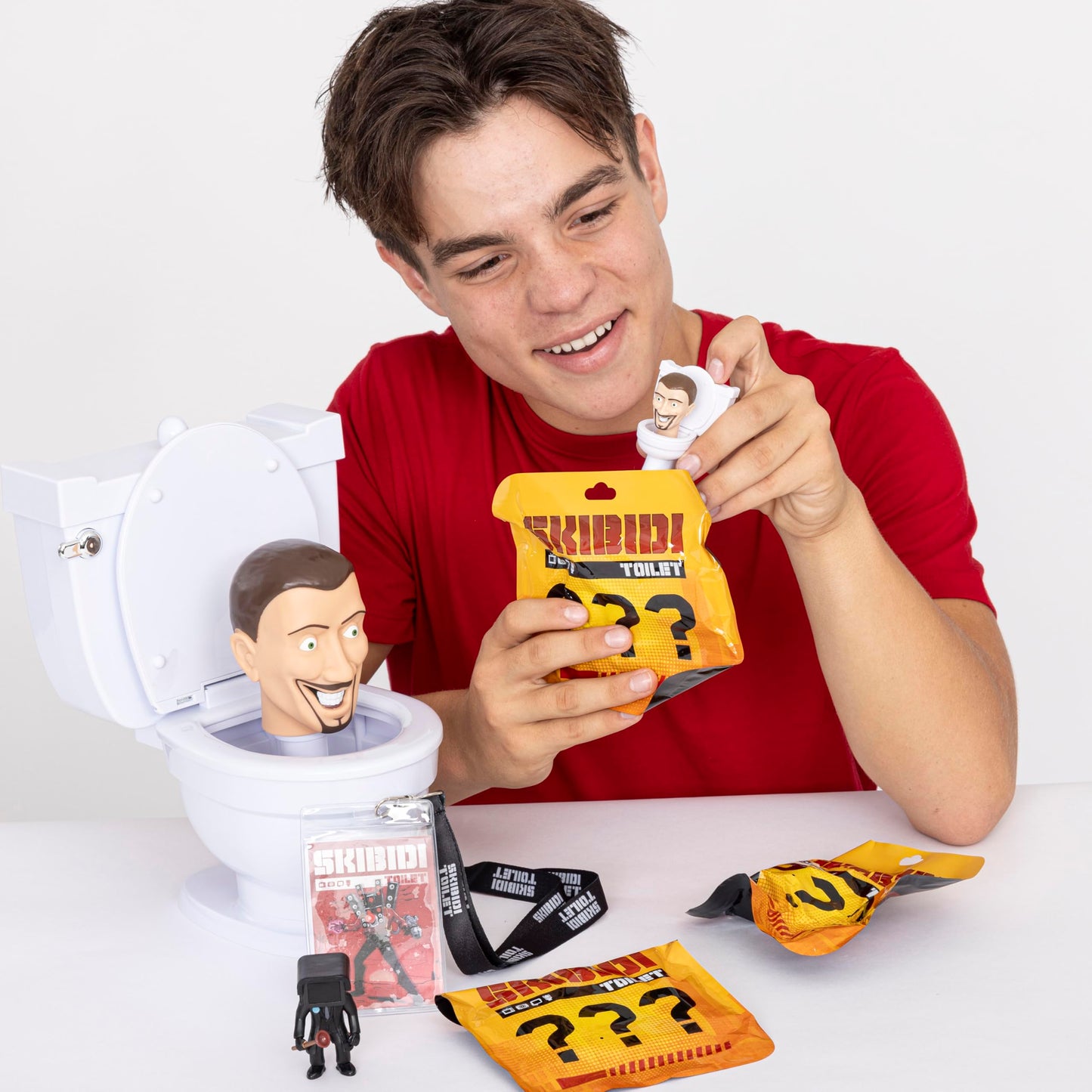 Skibidi Toilet Mystery Toilet Mystery Toilet with Surprise Toys to Discover inside, Officially Licensed Merch