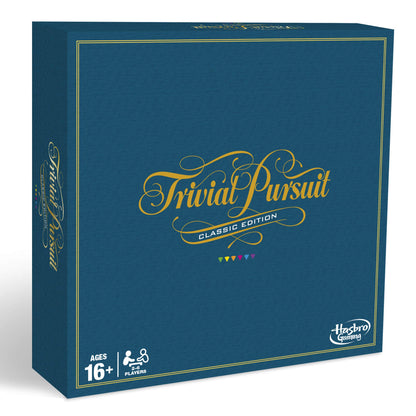 Trivial Pursuit Classic Edition Board Game by Hasbro – 2,400 Questions