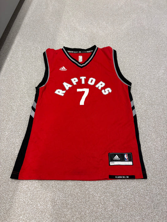 NBA TORONTO RAPTORS BASKETBALL SHIRT JERSEY SIZE S ADULT #7 LOWRY ADIDAS
