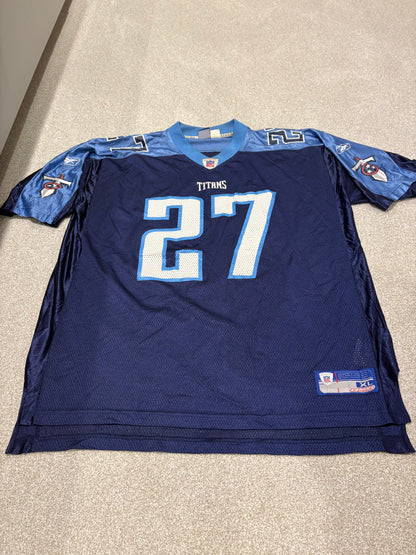 Reebok Tennessee Titans Eddie George #27 NFL Jersey Sz XL