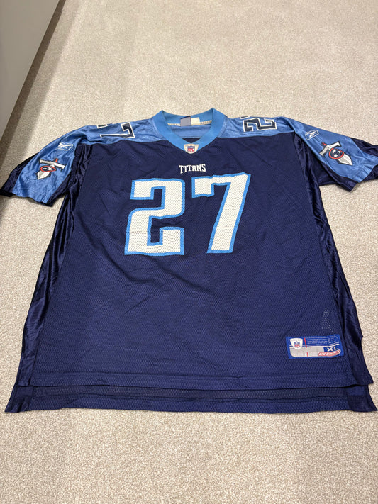 Reebok Tennessee Titans Eddie George #27 NFL Jersey Sz XL