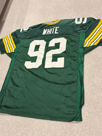 Vintage Green Bay Packers Reggie White #92 Pro Line Starter Jersey Men's Size 52 N