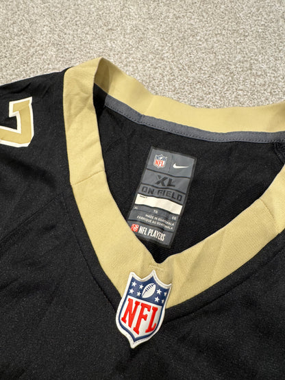 New Orleans Saints #7 Taysom Hill Black Nike Jersey XL