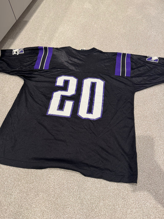 Adidas Football Jersey Northwestern Universiry Black Purple #20 Wildcats XL