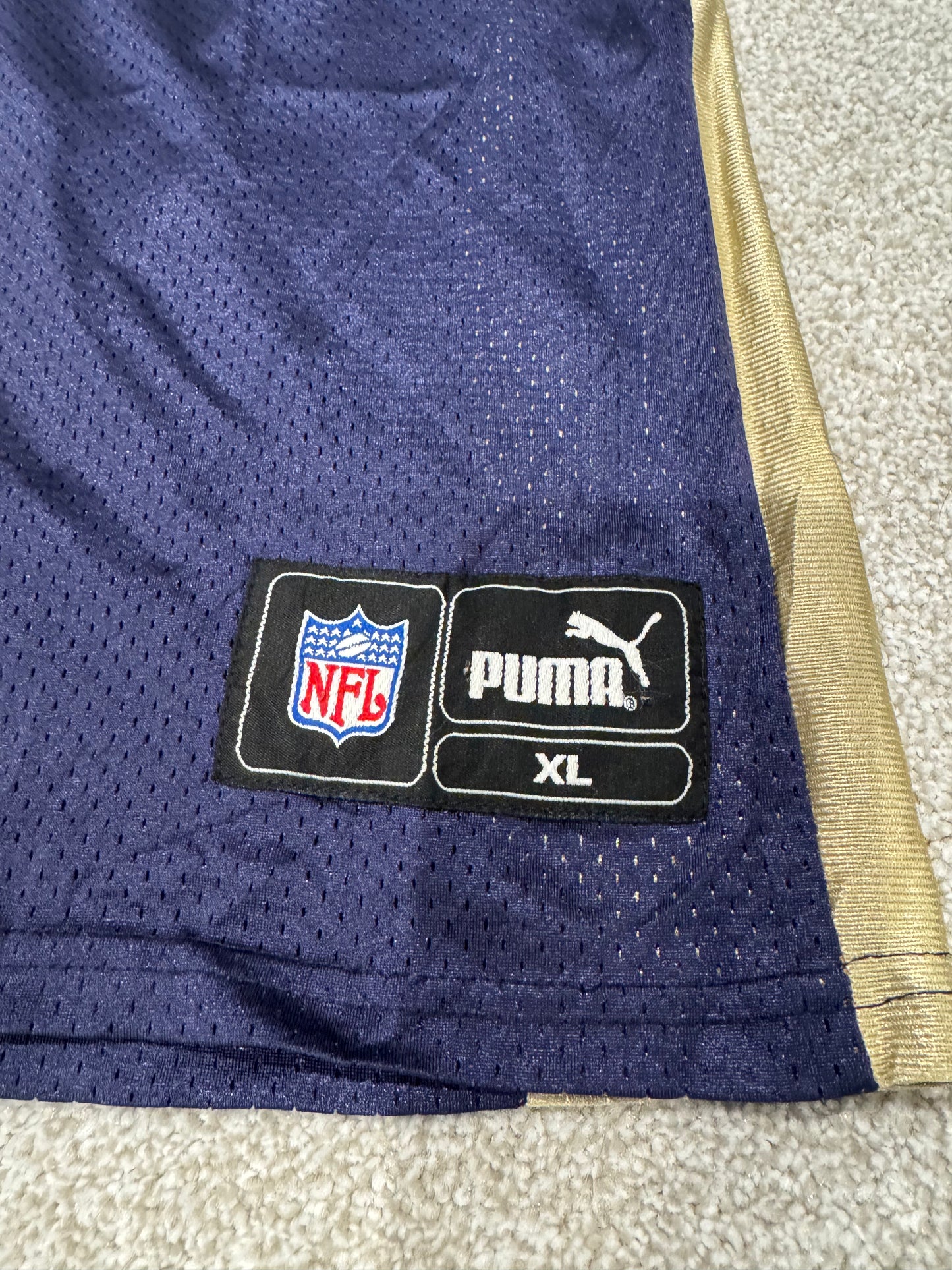 Vintage 90s Puma NFL St Louis Rams KURT WARNER #13 Football Jersey Size XL