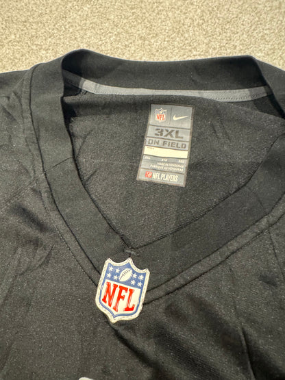 NFL Las Vegas Raiders Derek Carr #4 Nike Black Game Player Jersey Men's Size 3XL