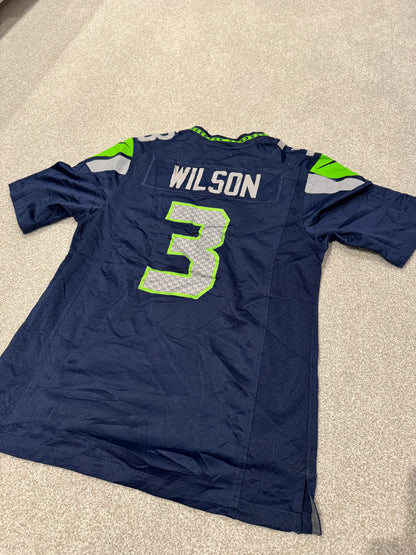 Nike NFL On Field Russell Wilson #3 Seattle Seahawks Women’s Small Jersey