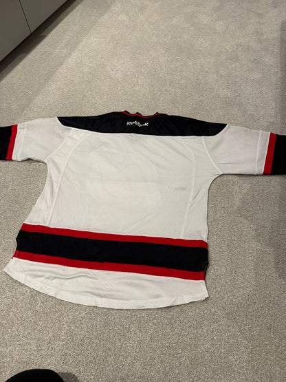 Vintage Reebok New Jersey Devils Hockey Jersey Small White