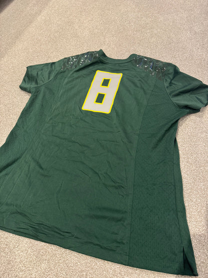 Nike Mighty Oregon XXL Oregon Ducks Jersey #8 Marcus Mariota