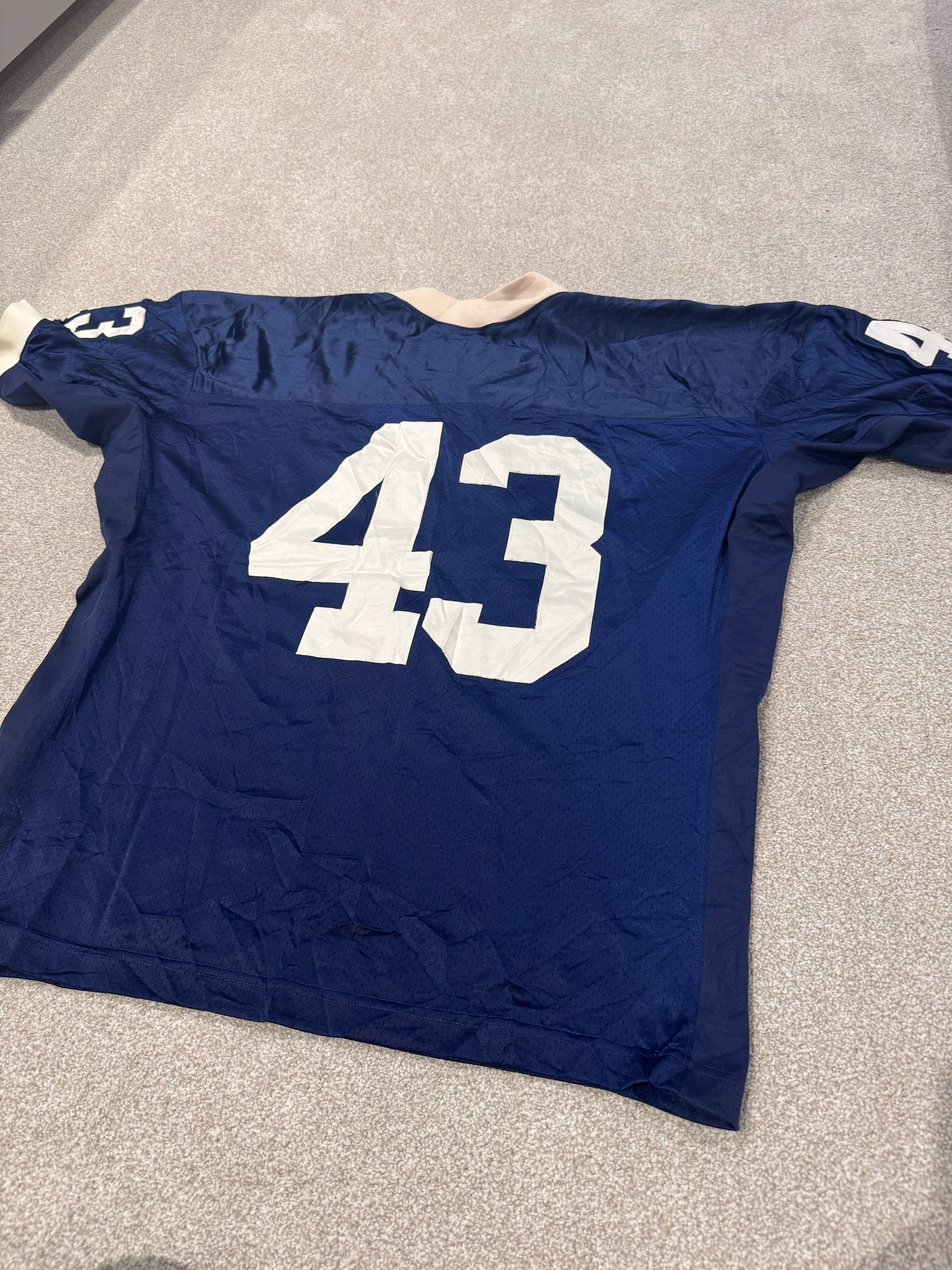 Team Nike Sports XXL Blue NFL Jersey Number 43