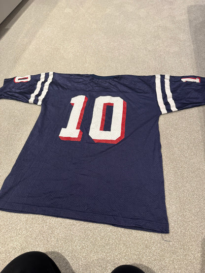 Vtg Nike Eli Manning #10 Ole Miss Rebels Team Football Jersey Mens Large
