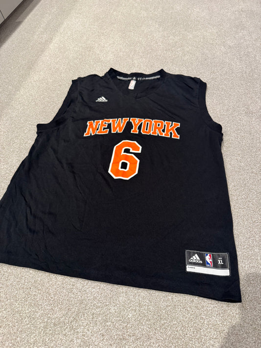 Adidas Kristaps Porzingis #6 New York Knicks NBA Jersey Men’s Size XL