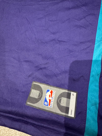 Mens Fanatics Dwayne Bacon Purple Charlotte Hornets NBA Jersey Large