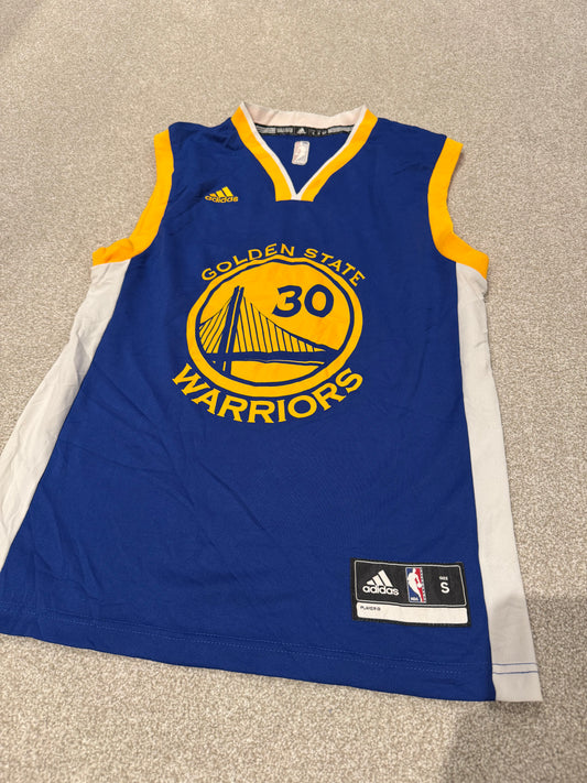 Adidas NBA Golden State Warriors Stephen Curry #30 Swingman Jersey Men's Small