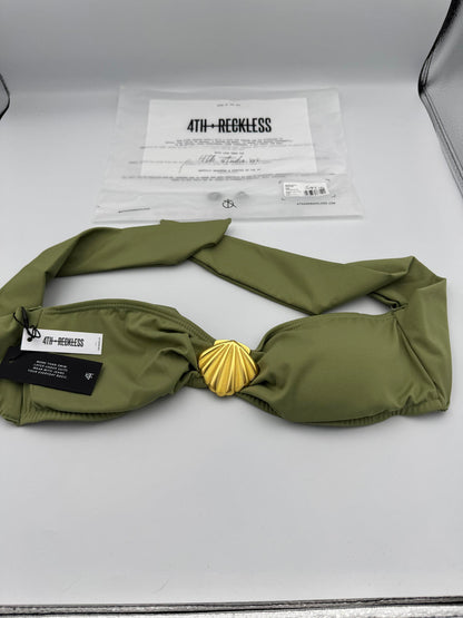 4th Reckless Tamia Bikini Top Olive Size 12