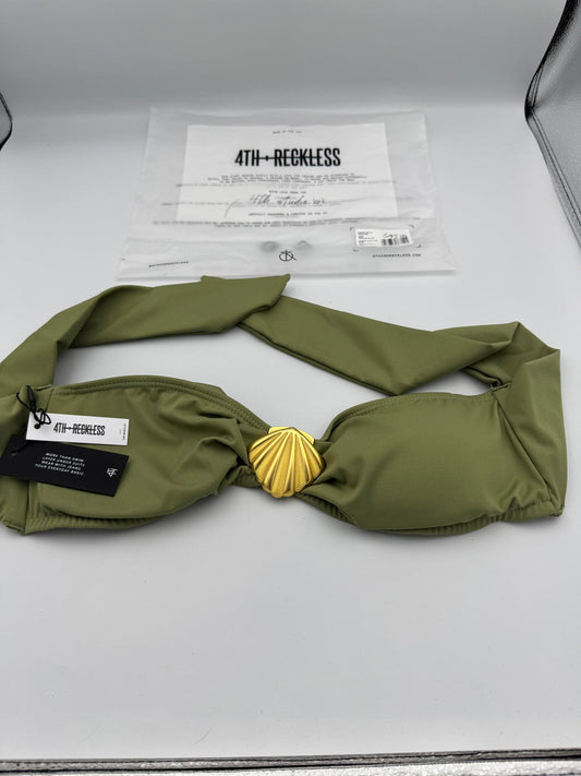 4th Reckless Tamia Bikini Top Olive Size 12
