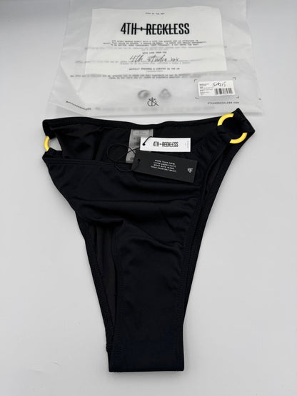 4th Reckless Mahli Bikini Bottom Black Size 8