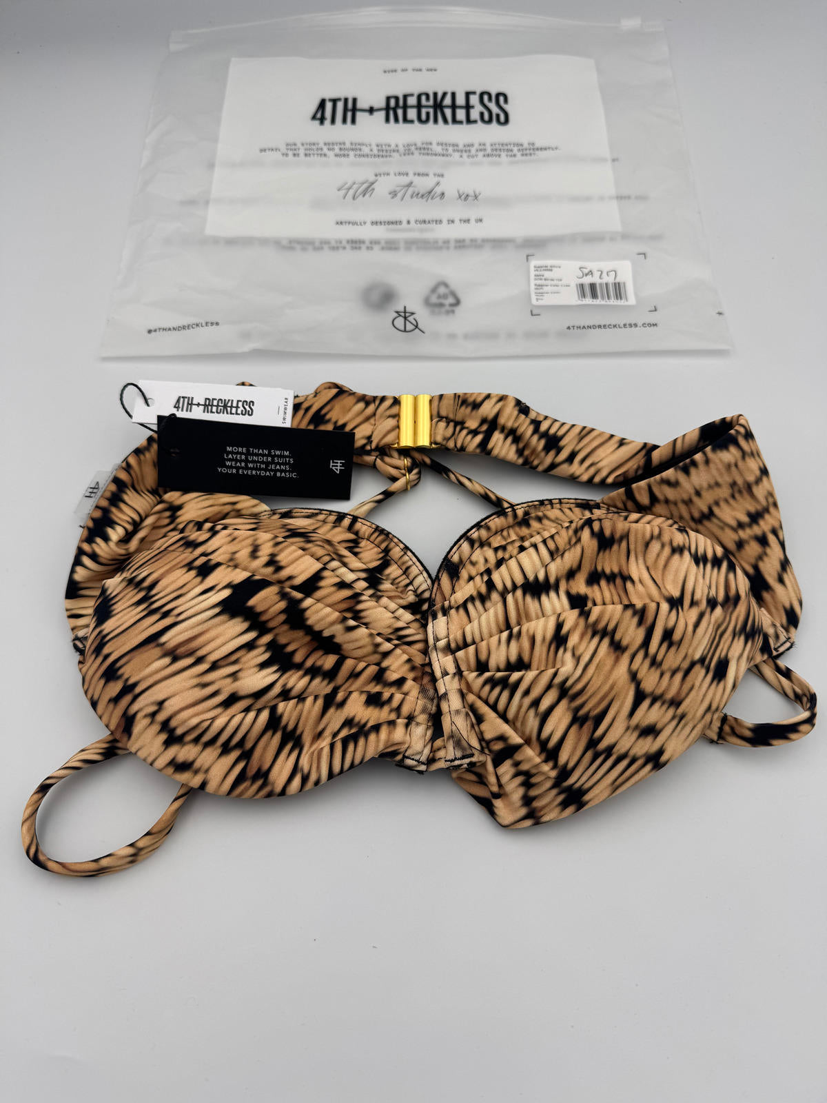 4th Reckless Dori Bikini Top Multi Size 8