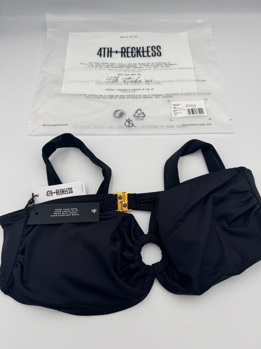4th Reckless Mahli Bikini Top Black Size 6