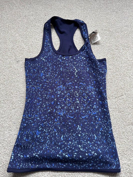 Skinni Fit Women's Reversible Workout Vest Navy/Bubbles S