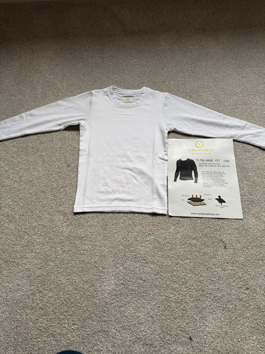 Tombo Teamwear TL70b Base Fit Cold Size 7/8 White