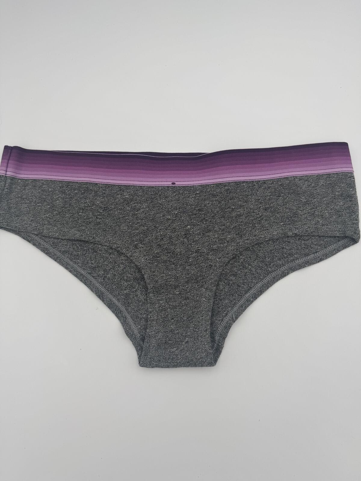 Grey & Purple Knickers 4 Pack Medium