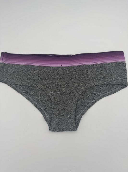 Grey & Purple Knickers 4 Pack Medium