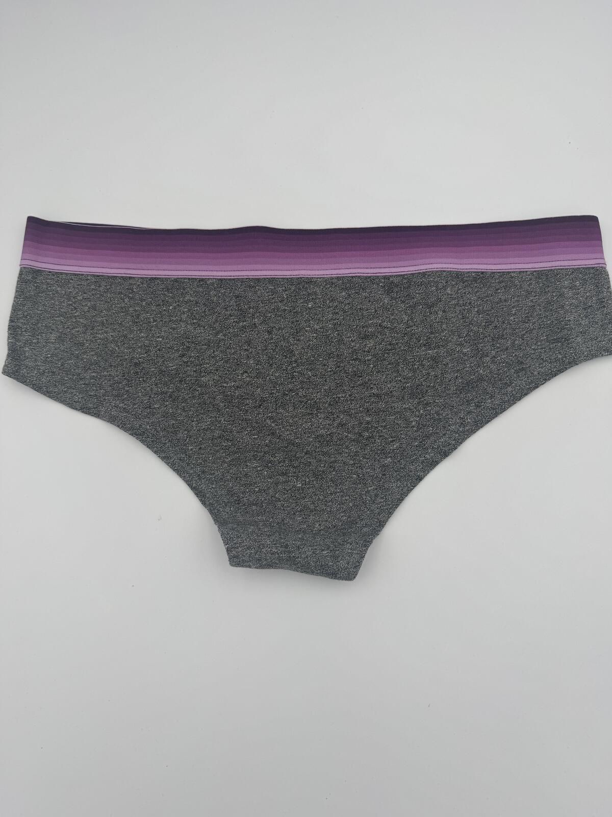 Grey & Purple Knickers 4 Pack Medium
