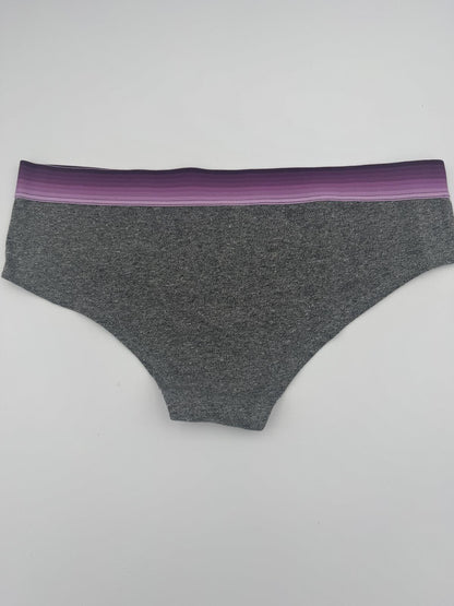 Grey & Purple Knickers 4 Pack Medium