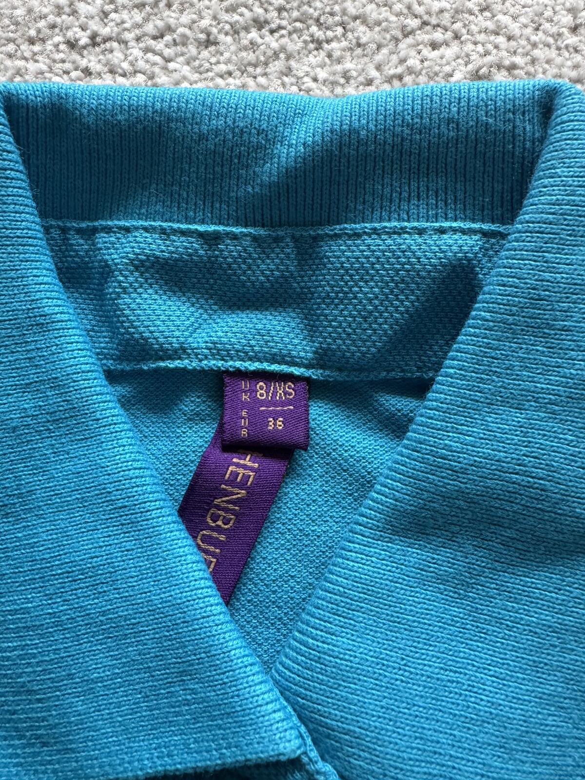 Henbury Ladies 65/35 Polo Shirt Turquoise XS