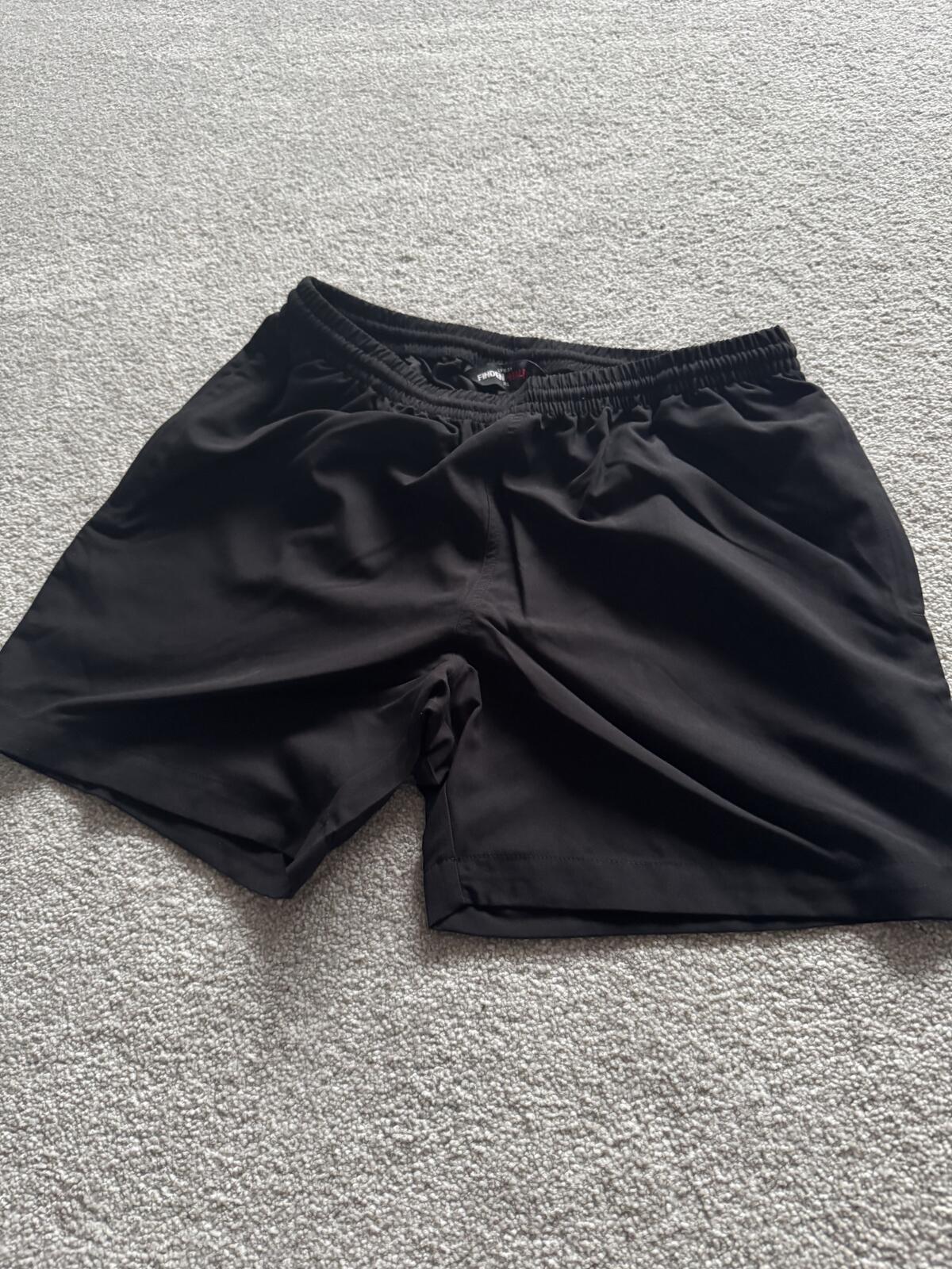 Finden & Hales Ladies Microfibre Shorts Black XL
