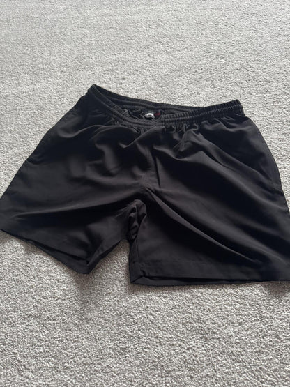 Finden & Hales Ladies Microfibre Shorts Black XL