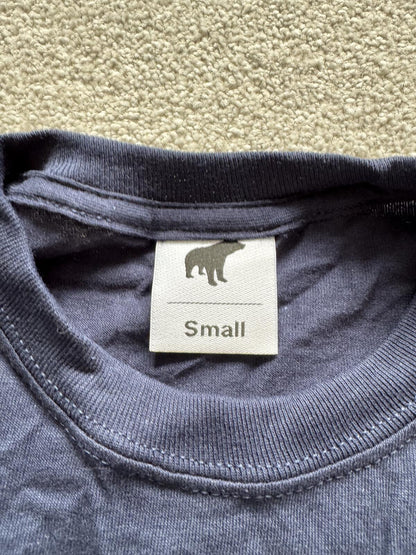 Plain Bear Navy Long Sleeved T-Shirt Small