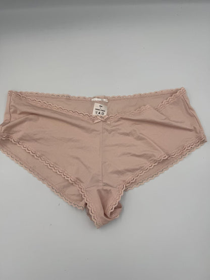 Peach silky Knickers 4 Pack Large