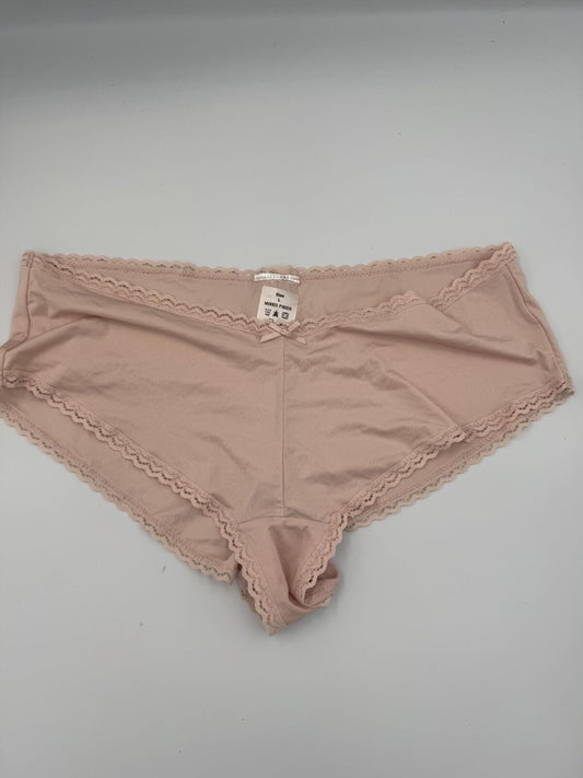 Peach silky Knickers 4 Pack Large