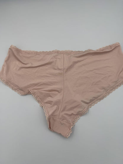 Peach silky Knickers 4 Pack Large