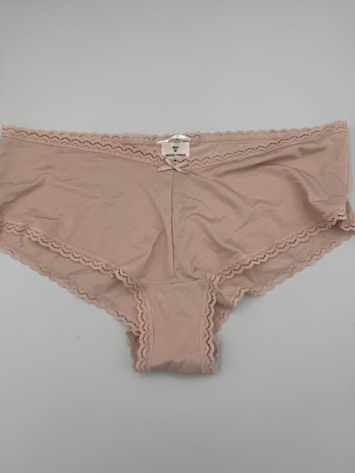 Peach silky Knickers 2 Pack Medium