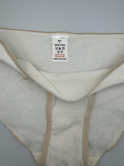 Cream Knickers 3 Pack Large