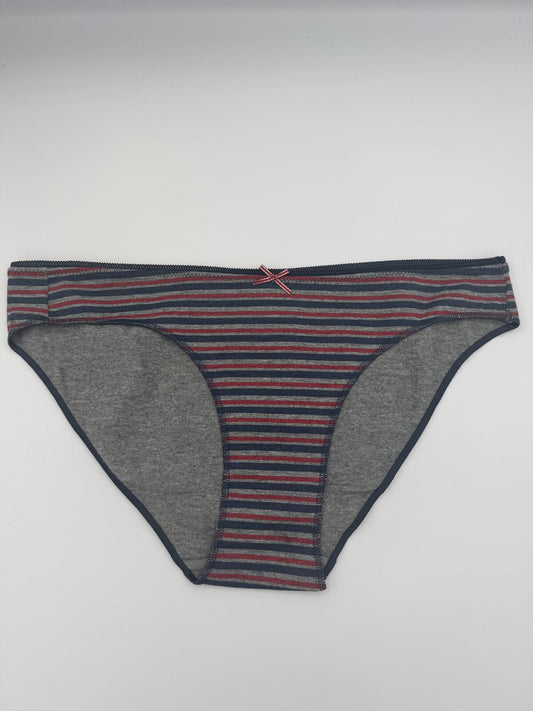 Blue, Red and Grey Knickers 3 Pack Large