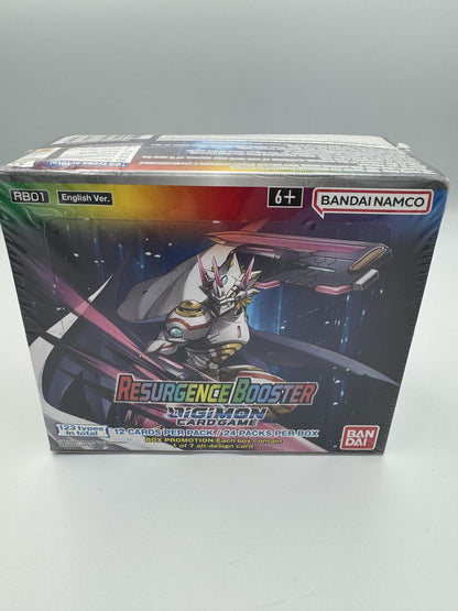 Bandai Resurgence Booster Digimon Card Game 24 Packs