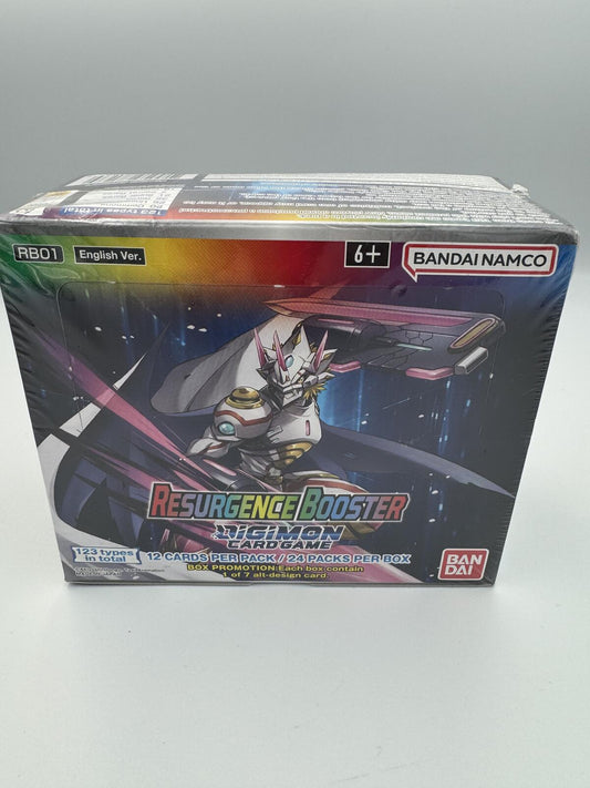 Bandai Resurgence Booster Digimon Card Game 24 Packs