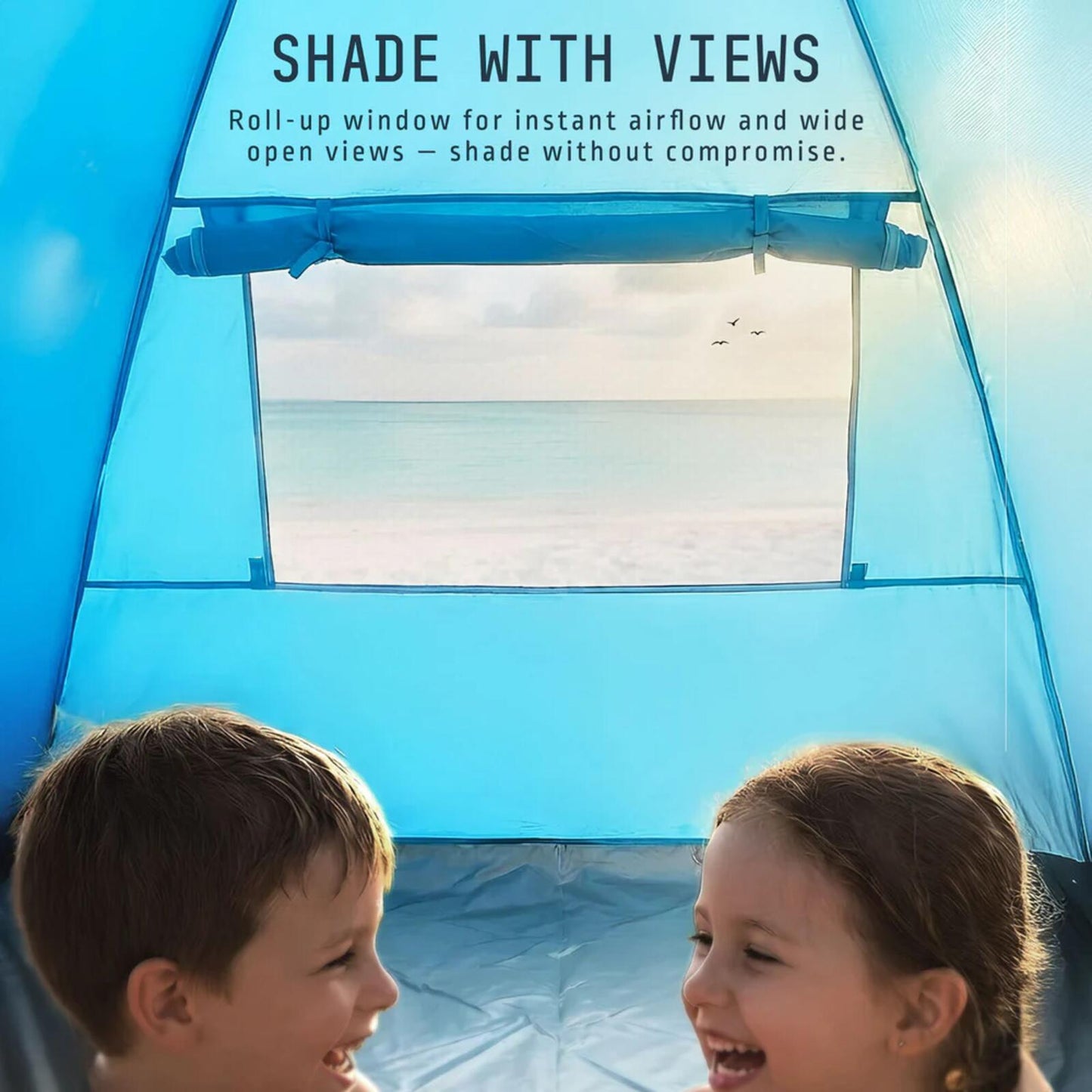 Voyager Pop Up Beach Tent Blue Brand New in Box