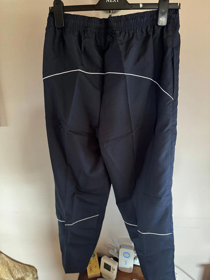 GM Gunn & Moore Boys Cricket Track Trousers Navy Small Boys W25/26